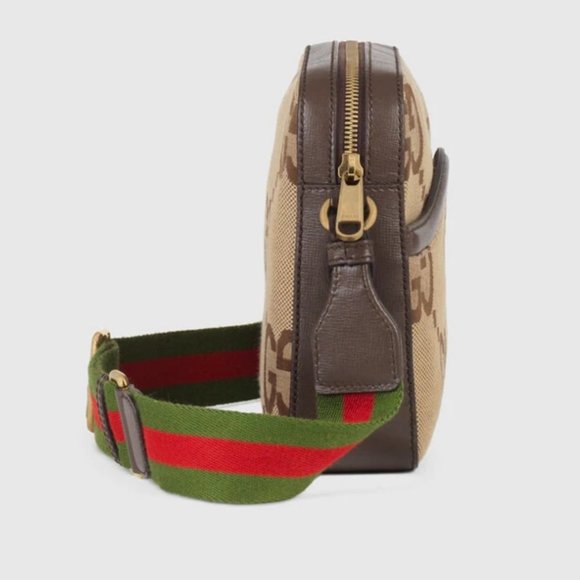 Sold***Gucci Jumbo GG Messenger Bag - Picture 7 of 9